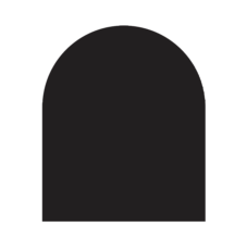 PLAQUE DE SOL 1/2 RONDE 100X120 CM