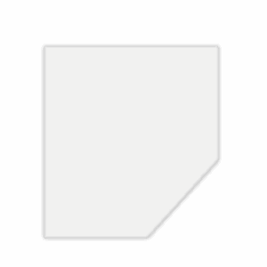 PLAQUE DE SOL VERRE PENTAGONE