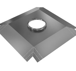 PLAQUE CARREE INOX   80 POUR CAPE ITALIENNE
