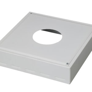 CACHE CONDUIT INOX 450X450 BLANC 150-153