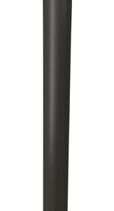 TUYAU 100CM NOIR MAT D.100 + JOINT VITON