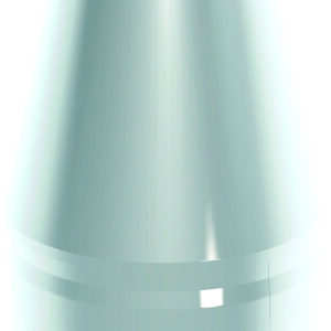 C?NE DE FINITION HAUTE ? 125 x0,4 mm DOUBLE PAROI INOX 316L/304 2R