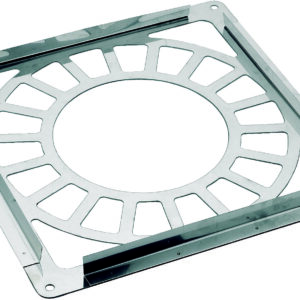 PLAQUE ?CART FEU VENTIL?E ? 350 x1,0 mm ACCESSOIRES INOX 304 2R